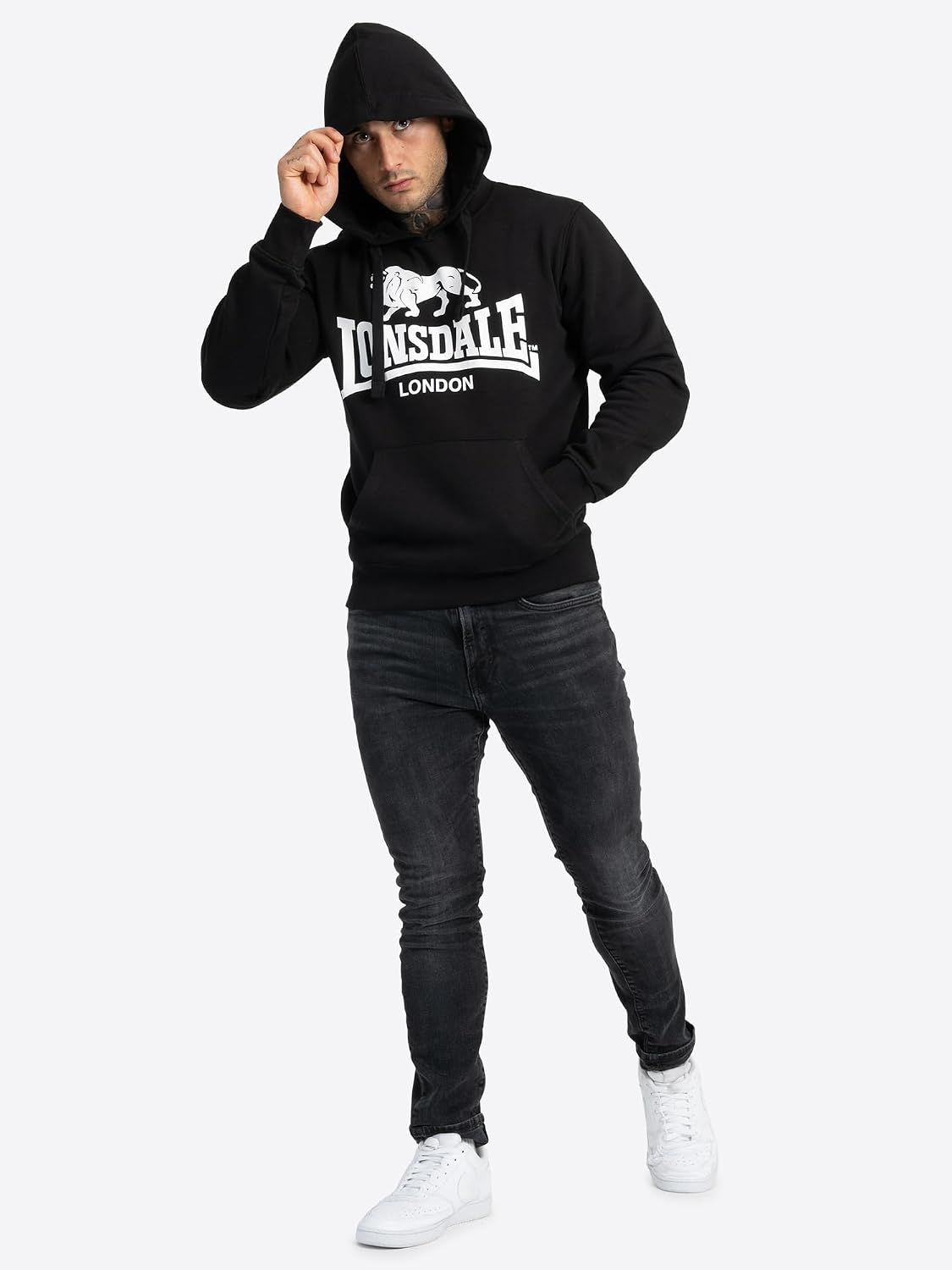 Detalle 2 de Lonsdale GO Sport 2 Herren Kapuzensweatshirt