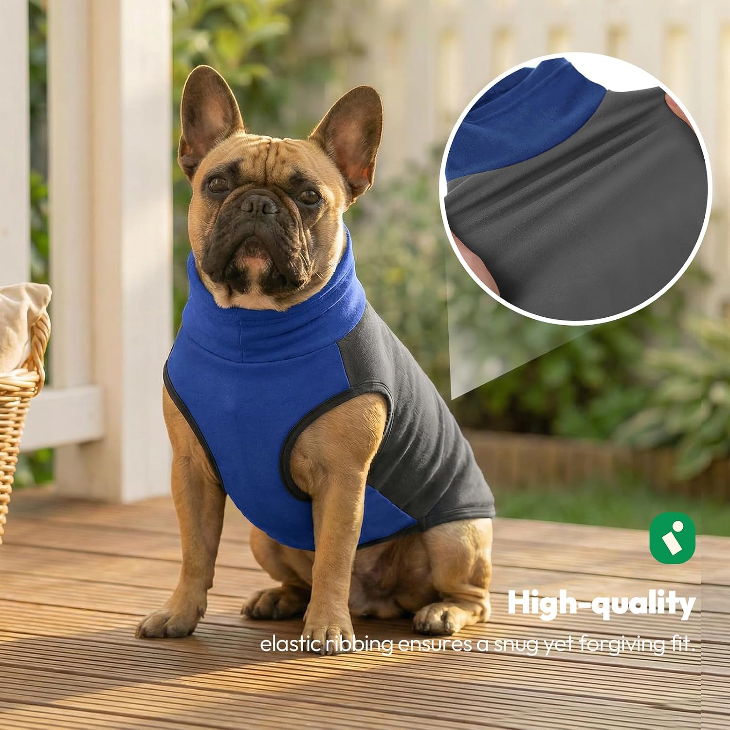Thumbnail 5 de KONVINIT Hundepulli Fleece Rollkragen für große Hunde