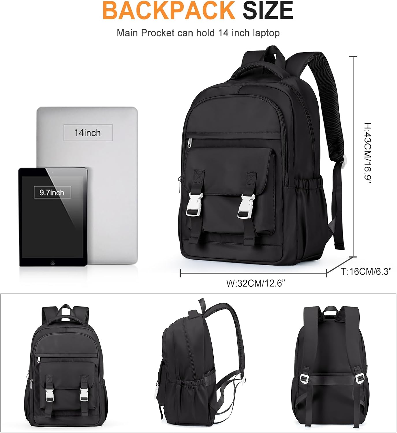 Detalle de HYC00 Mochila Casual 22 litros