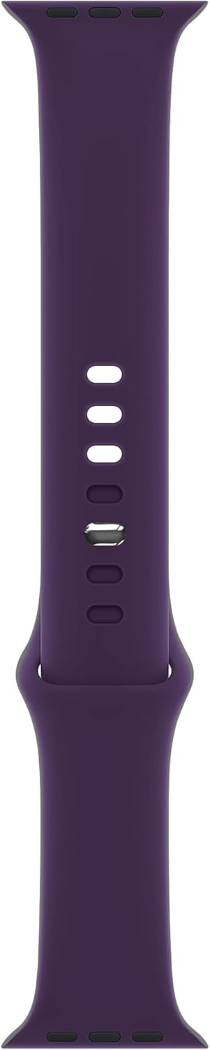 Detalle de DONEGANI SB Straps for Apple Watch – Silicone Band in Imperial Purple (Various Sizes)