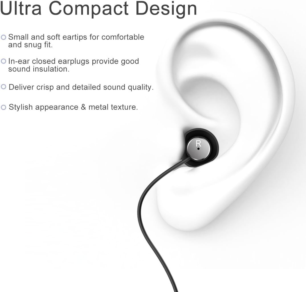 Thumbnail 2 de AGPTEK Sleep Earbuds – In-Ear Sleeping Earphones with Ultra-Soft Silicone, Mic and Volume Control