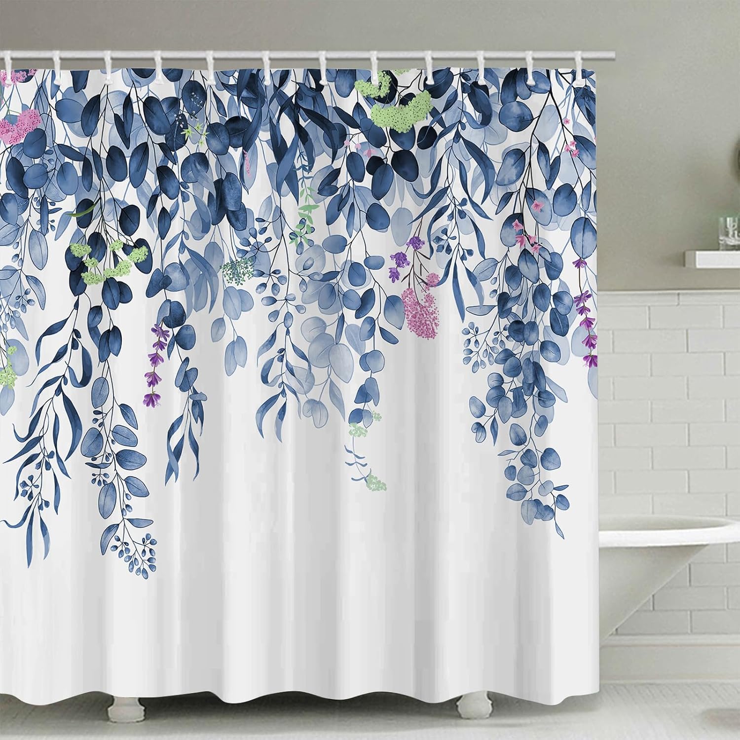 Thumbnail 6 de FAIRYGATE Badvorhang 180x180 cm – waschbar, wasserdicht, mit 12 Vorhangringen