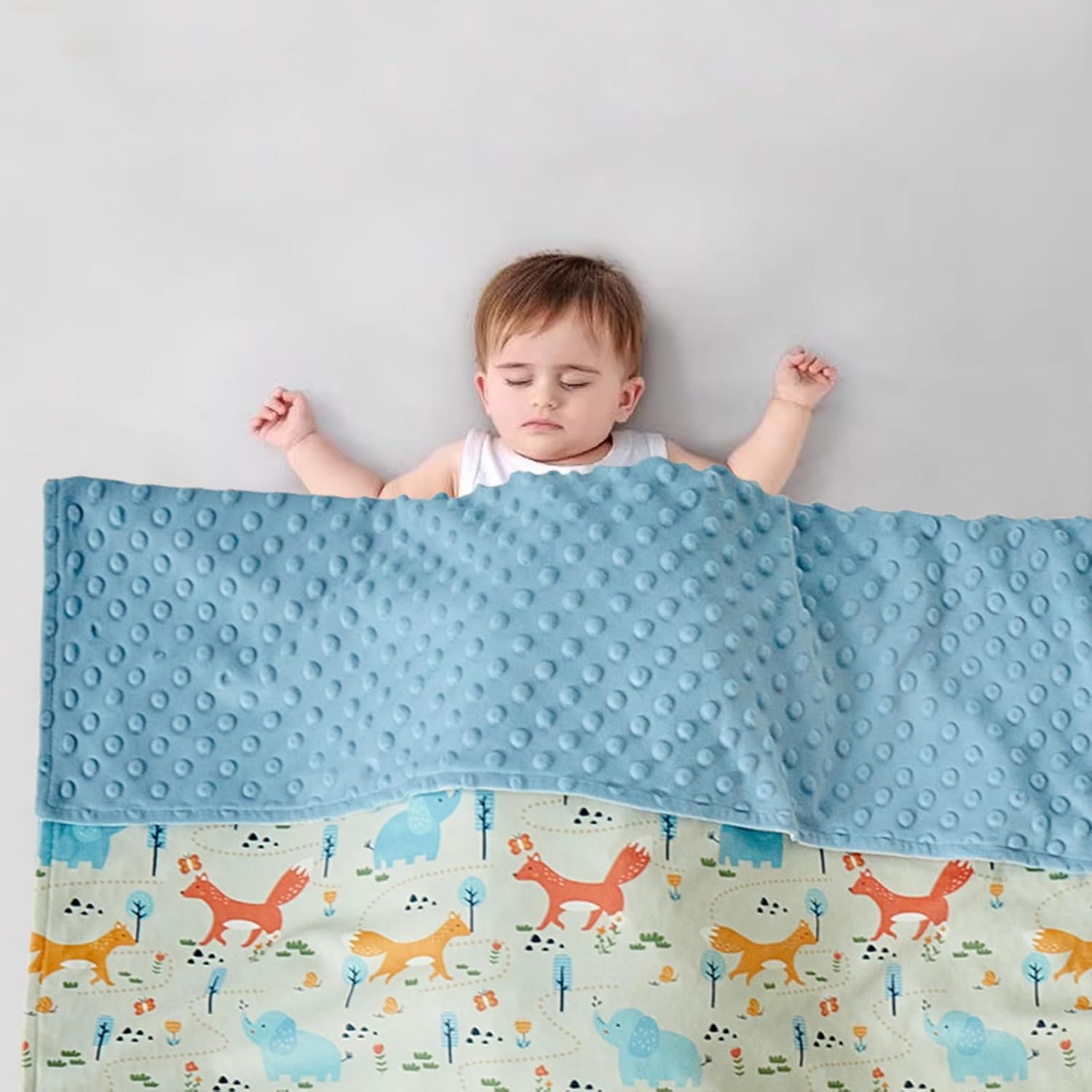 Thumbnail 6 de Baby butterfly swaddle blanket 75 x 100 cm