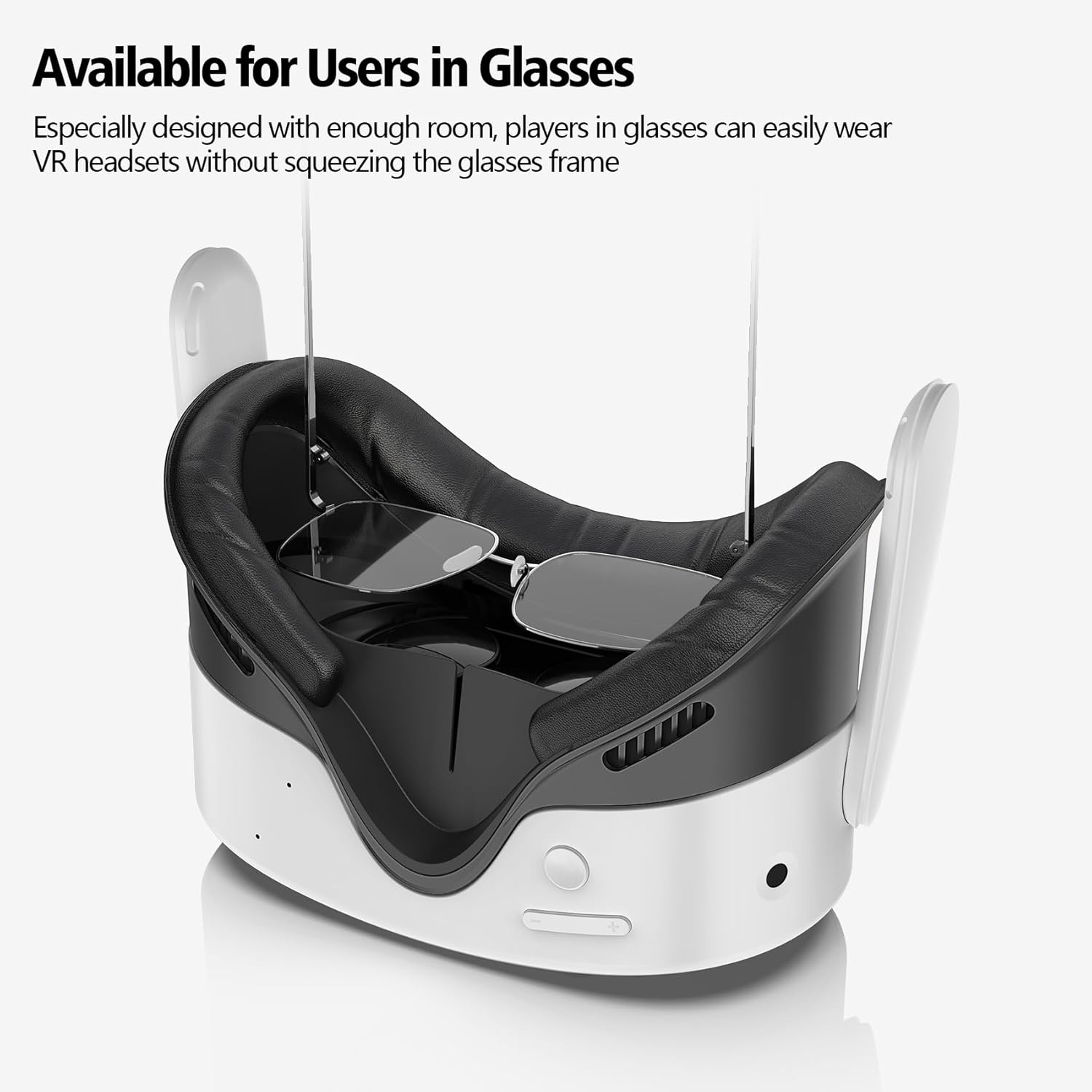 Detalle de VZNEK Face Cover Pad for Quest 3S, Sweat-Proof PU 1️⃣