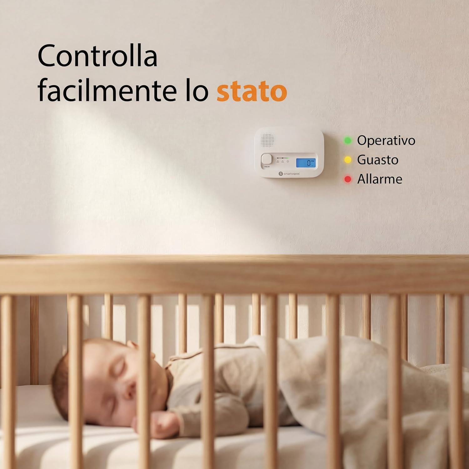 Thumbnail 4 de Smartwares FGA-13041 rilevatore CO 10 anni 🔔