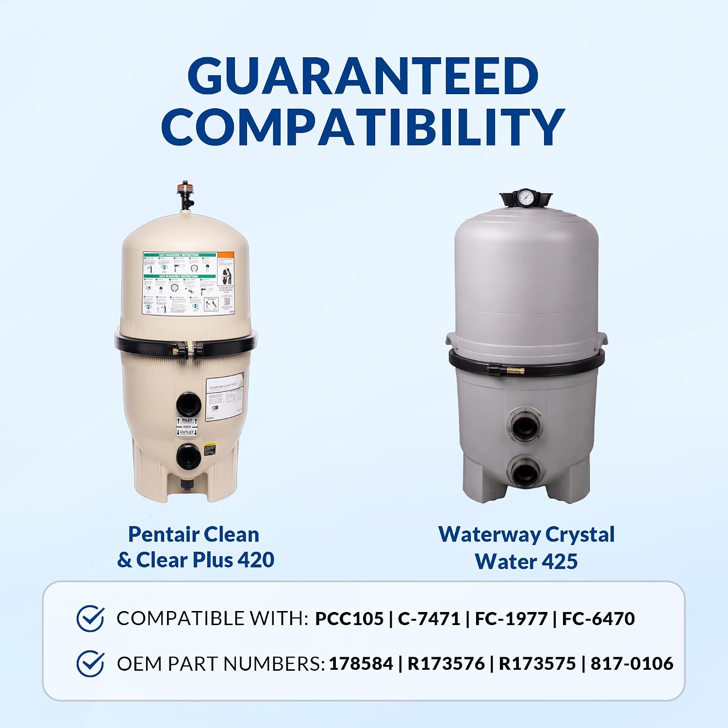 Thumbnail 2 de Swimara SW-PCC105-Ultra Series Pool Filter Cartridges, 420 sq ft, 4-Pack