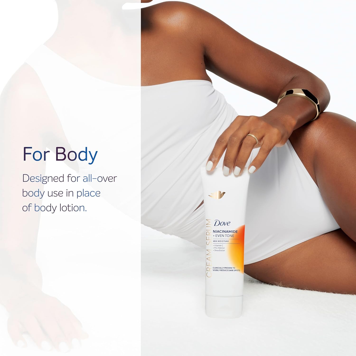 Thumbnail 2 de Dove Body Cream Serum Niacinamide + Even Tone for Dark Spots and Uneven Tone