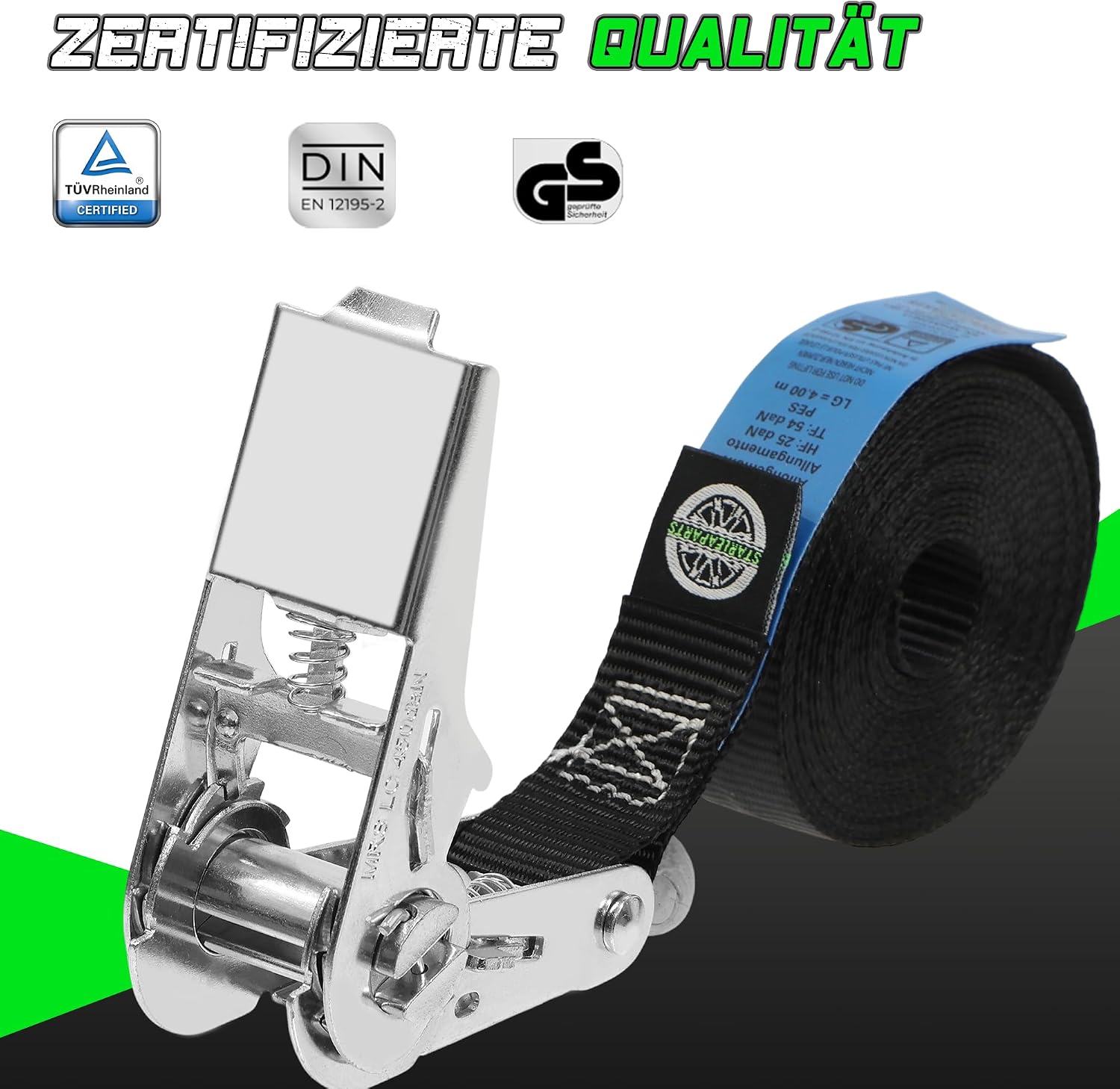 Detalle 2 de StarLeaparts Spanngurte 25mm x 4m 1800kg