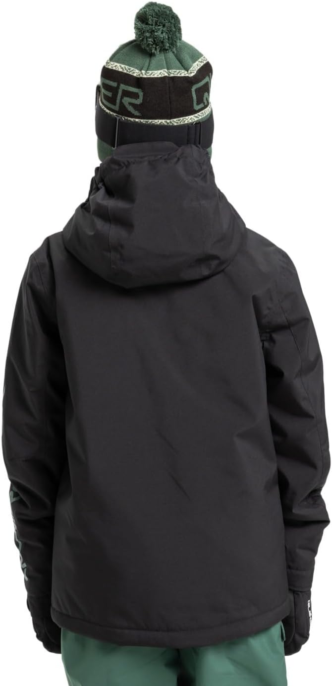 Detalle de Quiksilver Mission Jacket Garçon – isolation WarmFlight x3 Eco et coupe moderne