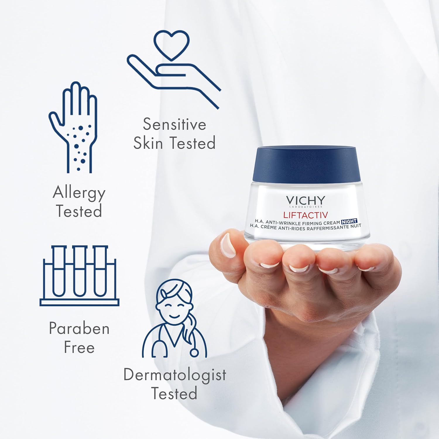 Thumbnail 2 de Vichy Liftactiv Crème de Nuit Anti-Rides et Anti-Âge enrichie en acide hyaluronique