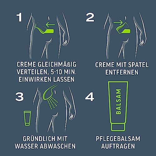 Detalle de Veet Men Intim Haarentfernungs-Set für Männer mit Pflegebalsam, 150 ml – Intimbereich entfernen und Haut pflegen