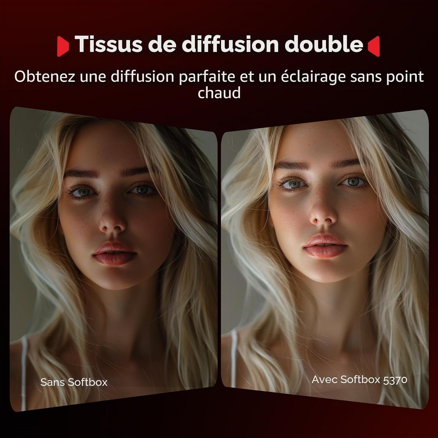 Thumbnail 5 de SMALLRIG FS-30120 Softbox Bowens 12'' x 47'' à ouverture rapide (avec diffuseur, grille nid d’abeille et sac)