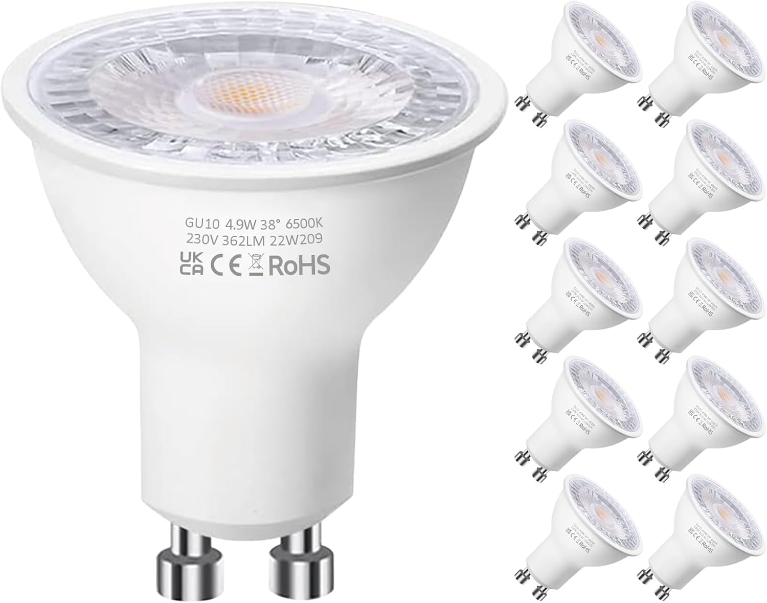Imagen de Levidon GU10 LED Bulbs 4.9W 6500K en OfertitasTOP