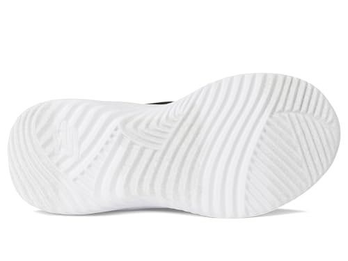 Detalle 2 de Skechers Bounder Simple Cute Slip-In, zapatillas deportivas negras con cordones elásticos, talla 34 EU