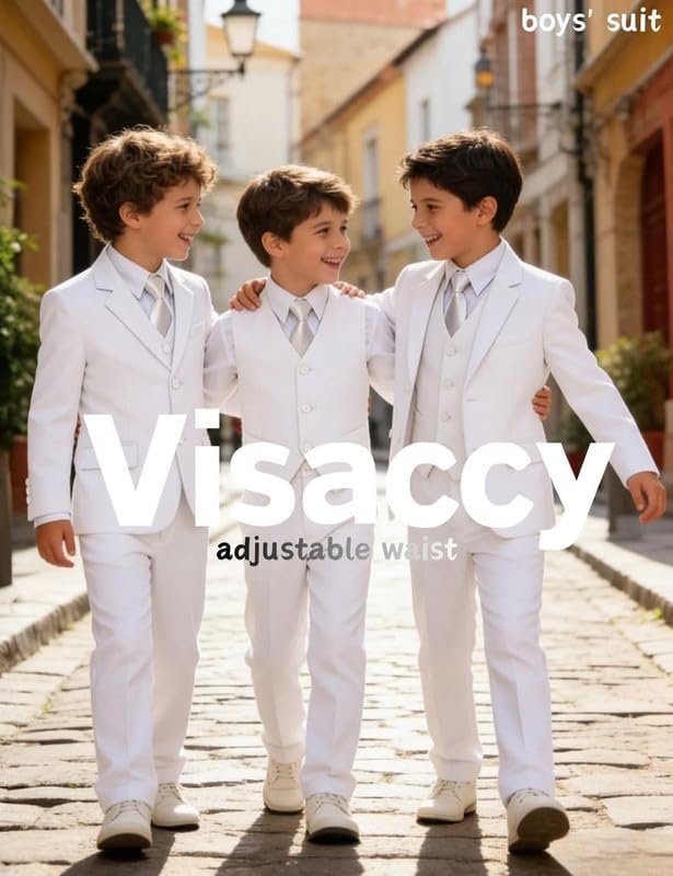 Thumbnail 3 de Visaccy Boys Formal Suit Slim Fit