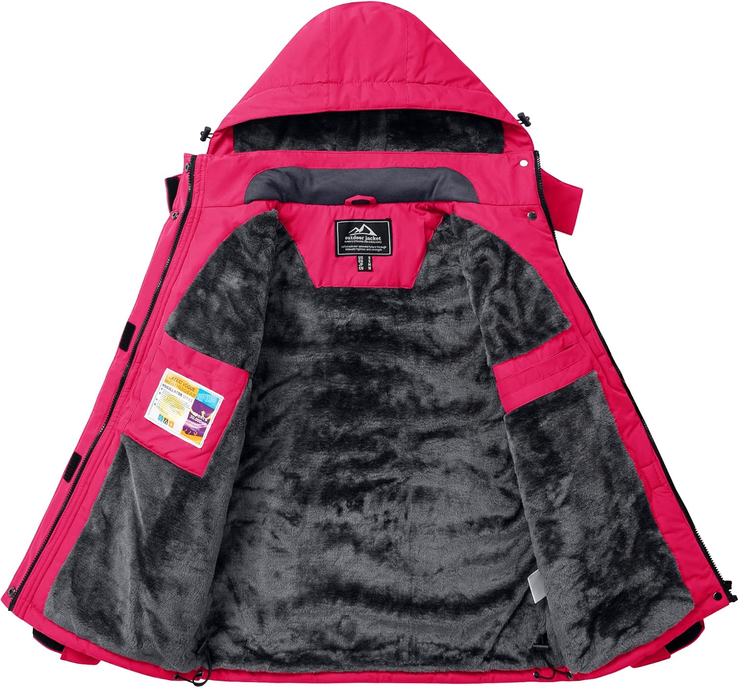 Detalle 1 de TACVASEN Damen Winterjacke
