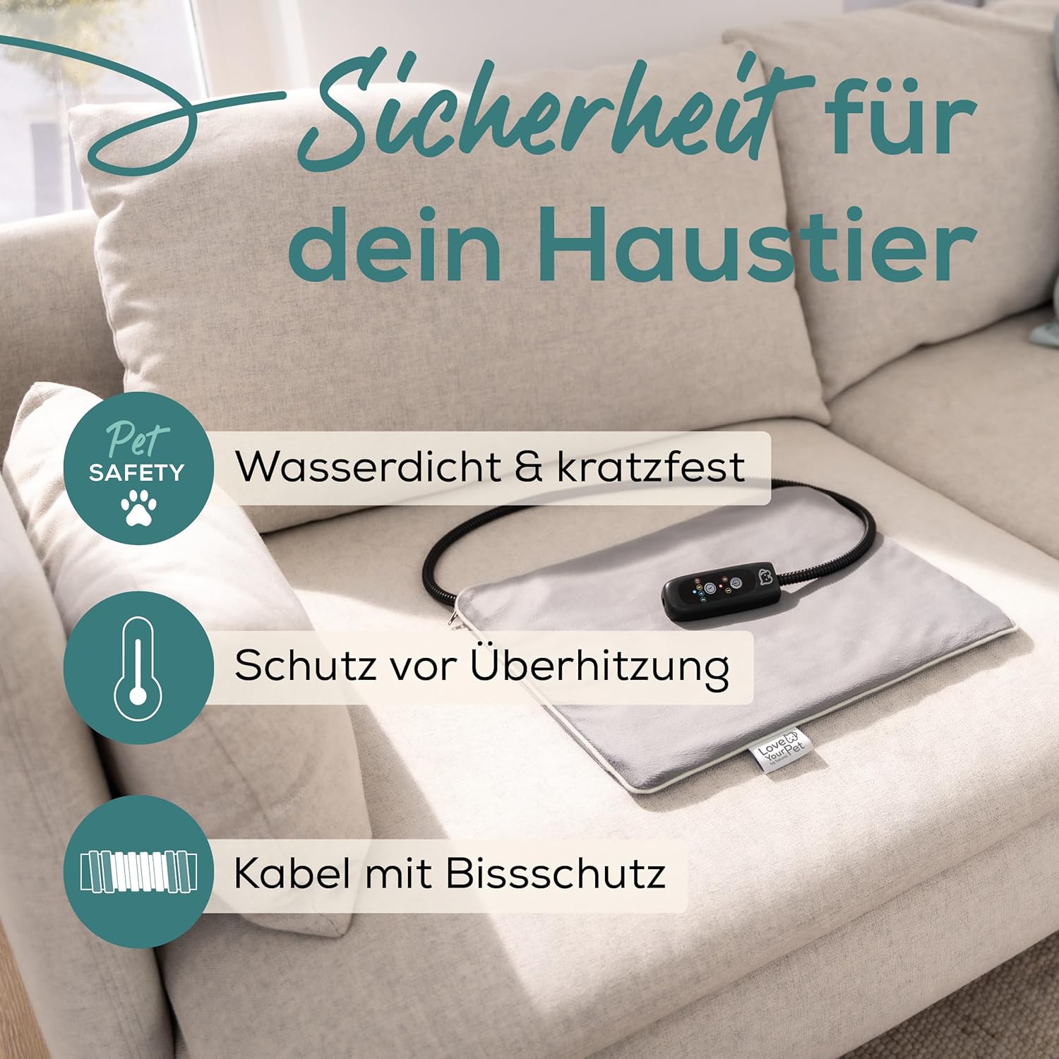 Thumbnail 6 de Beurer Love Your Pet Heizmatte S 41 x 34 cm 🐾