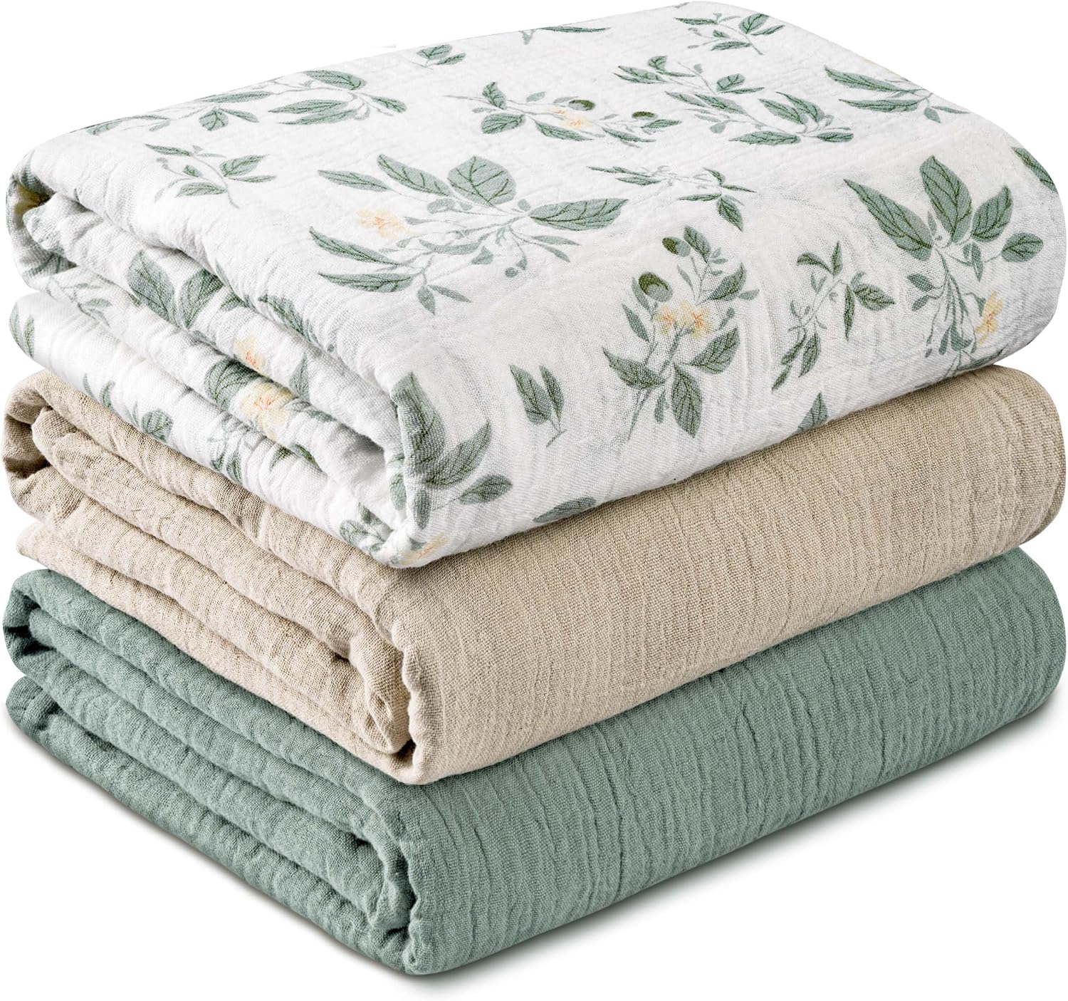 Detalle de GLLQUEN BABY Baby Blankets 95x100cm 3 Pack