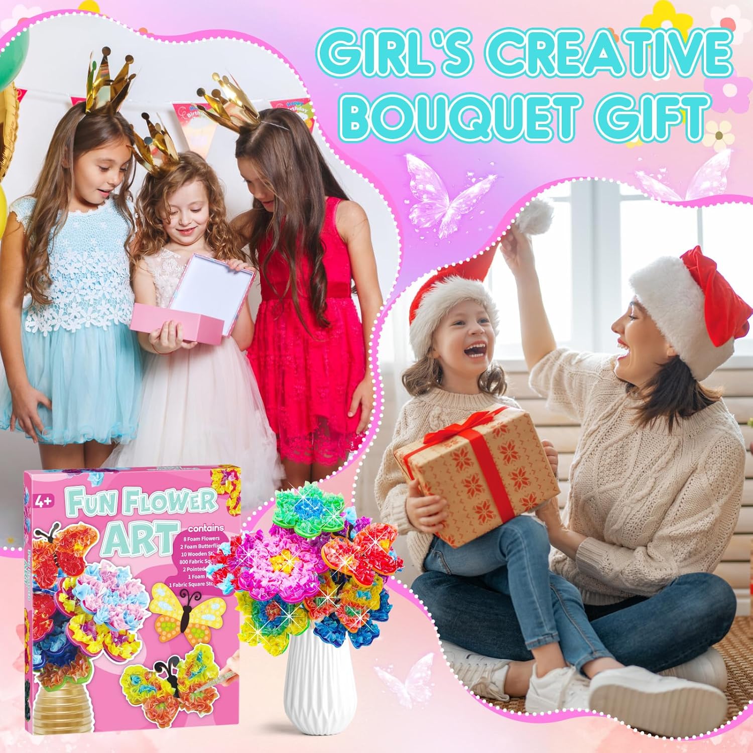 Thumbnail 6 de WhizWinks Poke in Fun Art Flower Bouquet – Mess Free Poking Craft Kit for Kids Aged 5–12