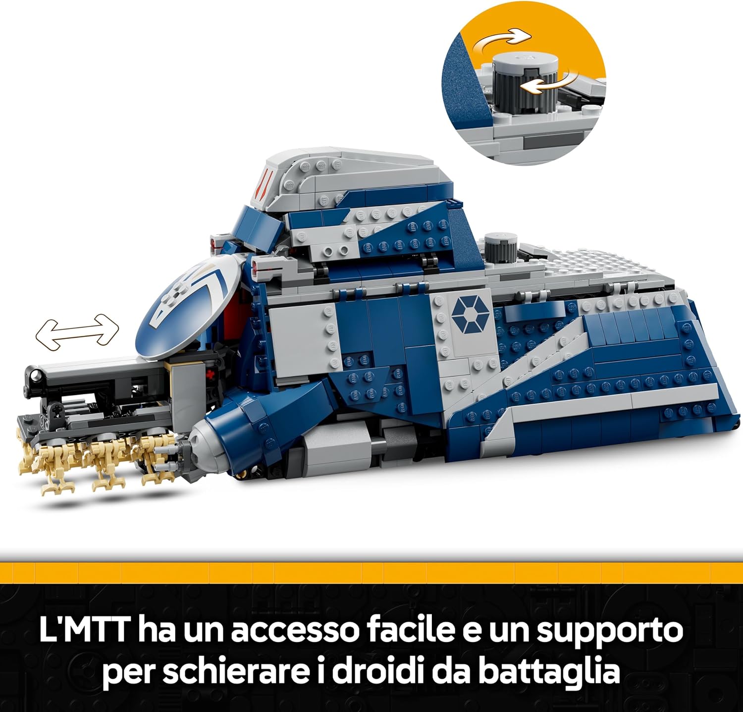 Detalle de LEGO Star Wars 75435 MTT Separatista 10 figure 🚀