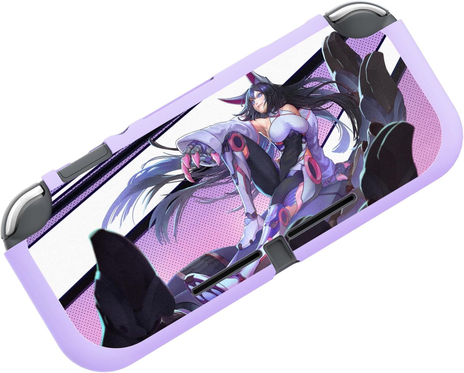 Thumbnail 4 de PlayVita Custom Protective Case for Nintendo Switch Lite (Neko Mecha) – Slim TPU Cover