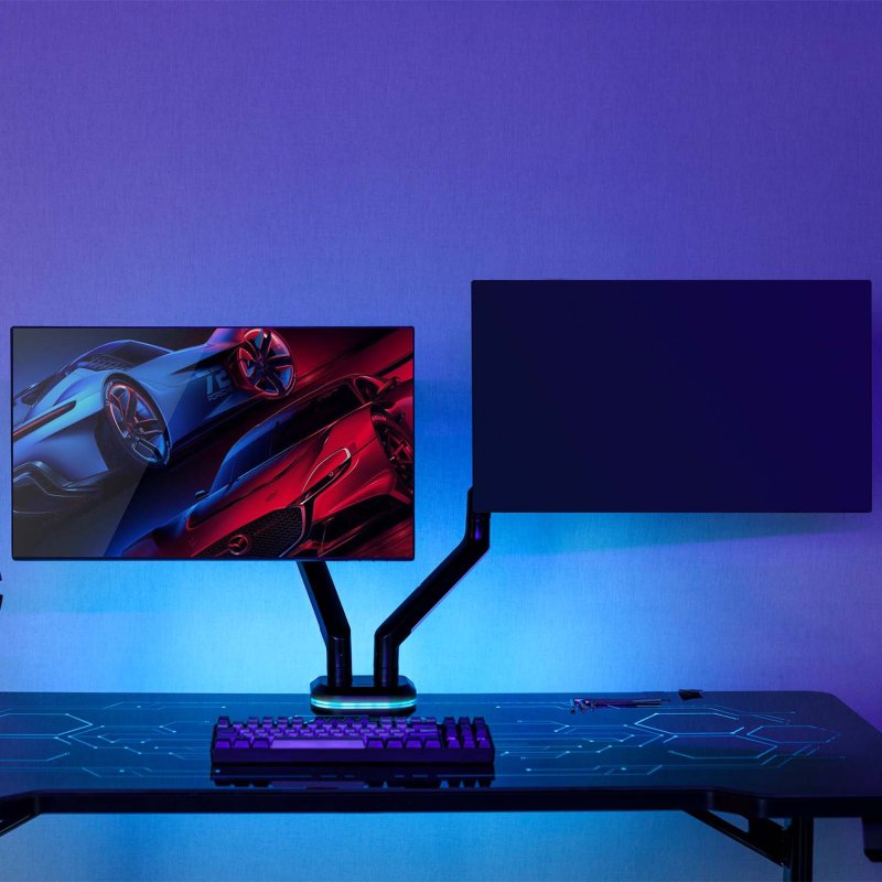 Detalle de Aisens Soporte de Mesa RGB para monitor 9 kg