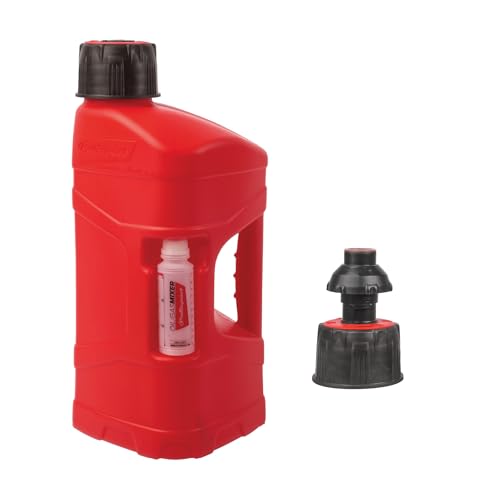 Detalle de Polisport 8464600002 ProOctane: 10-Liter Gasflasche mit Schnellfüllsystem in Rot