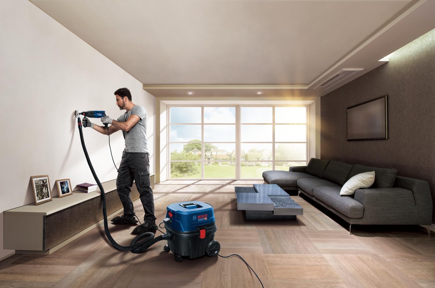 Thumbnail 2 de Bosch Professional Nass-/Trockensauger GAS 12-25 PL (inkl. HEPA-Filter, Fugendüse)