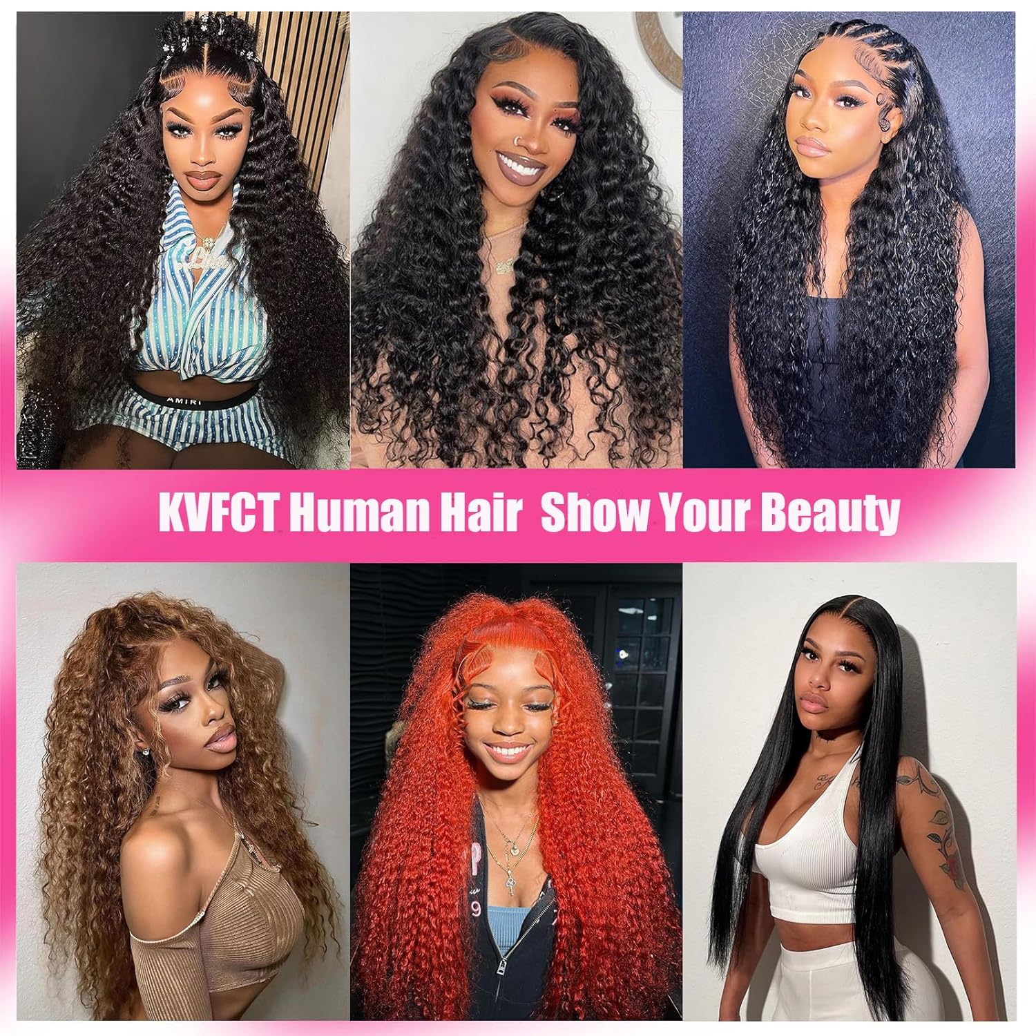 Thumbnail 5 de KVFCT 30 Inch Deep Wave Lace Front Wig 💇♀