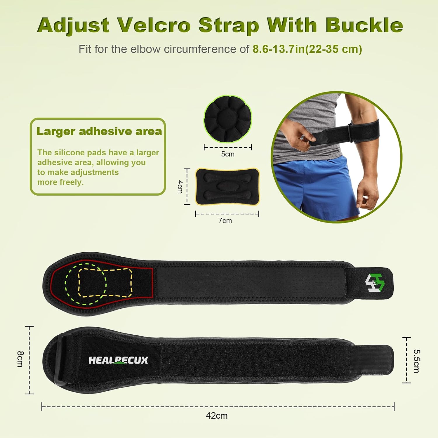 Thumbnail 5 de Healrecux Tennis Elbow Support Strap