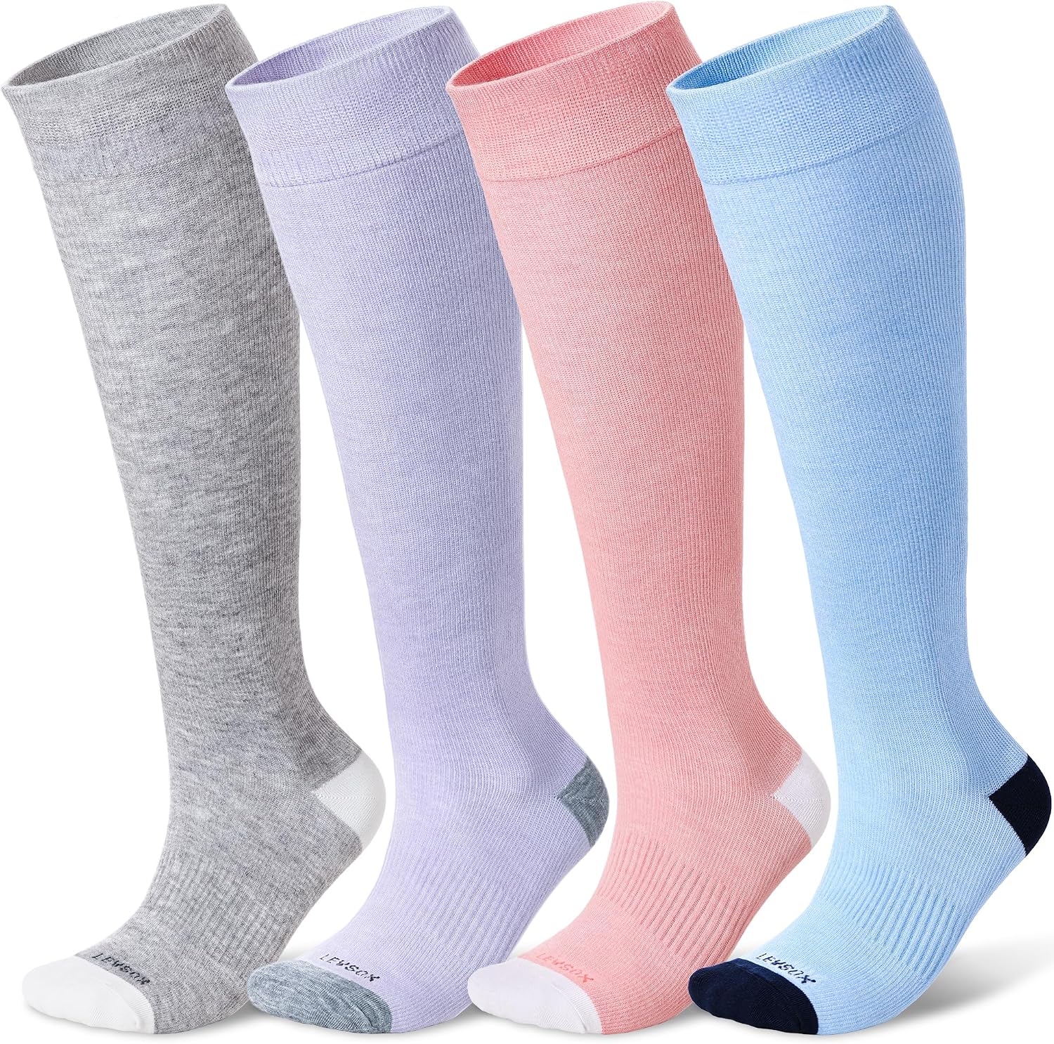 Thumbnail 6 de LEVSOX Bamboo Visco Compression Socks for Pregnant Women, 20-30 mmHg Knee-High