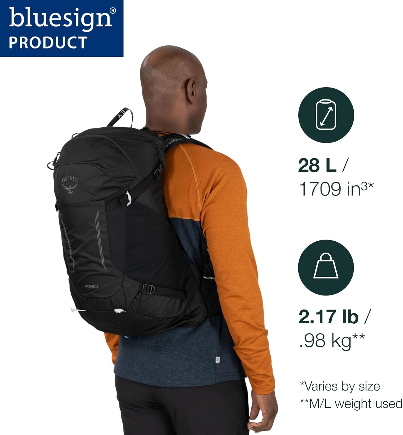 Thumbnail 1 de Osprey Hikelite Unisex Rucksack 20 L