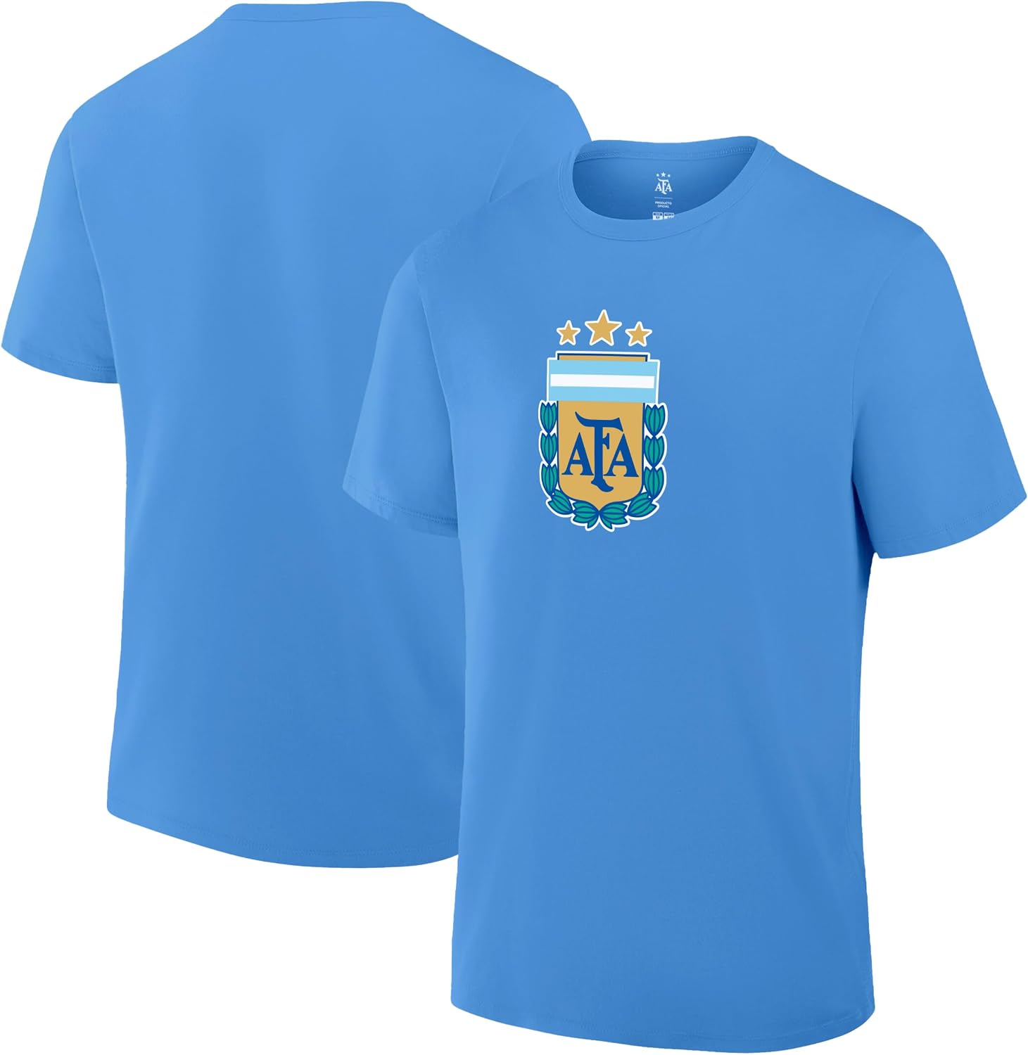 Thumbnail 1 de Icon Sports Officially Licensed Argentina Football Association Cotton T-Shirt (Unisex Adult)