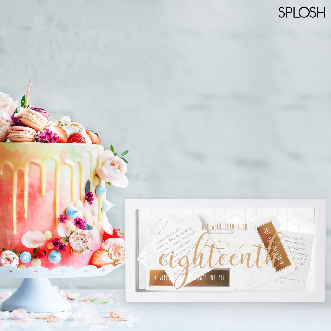 Thumbnail 2 de Splosh 18th Message Box – Personalised Keepsake Box for Sentimental 18th Birthday Gifts