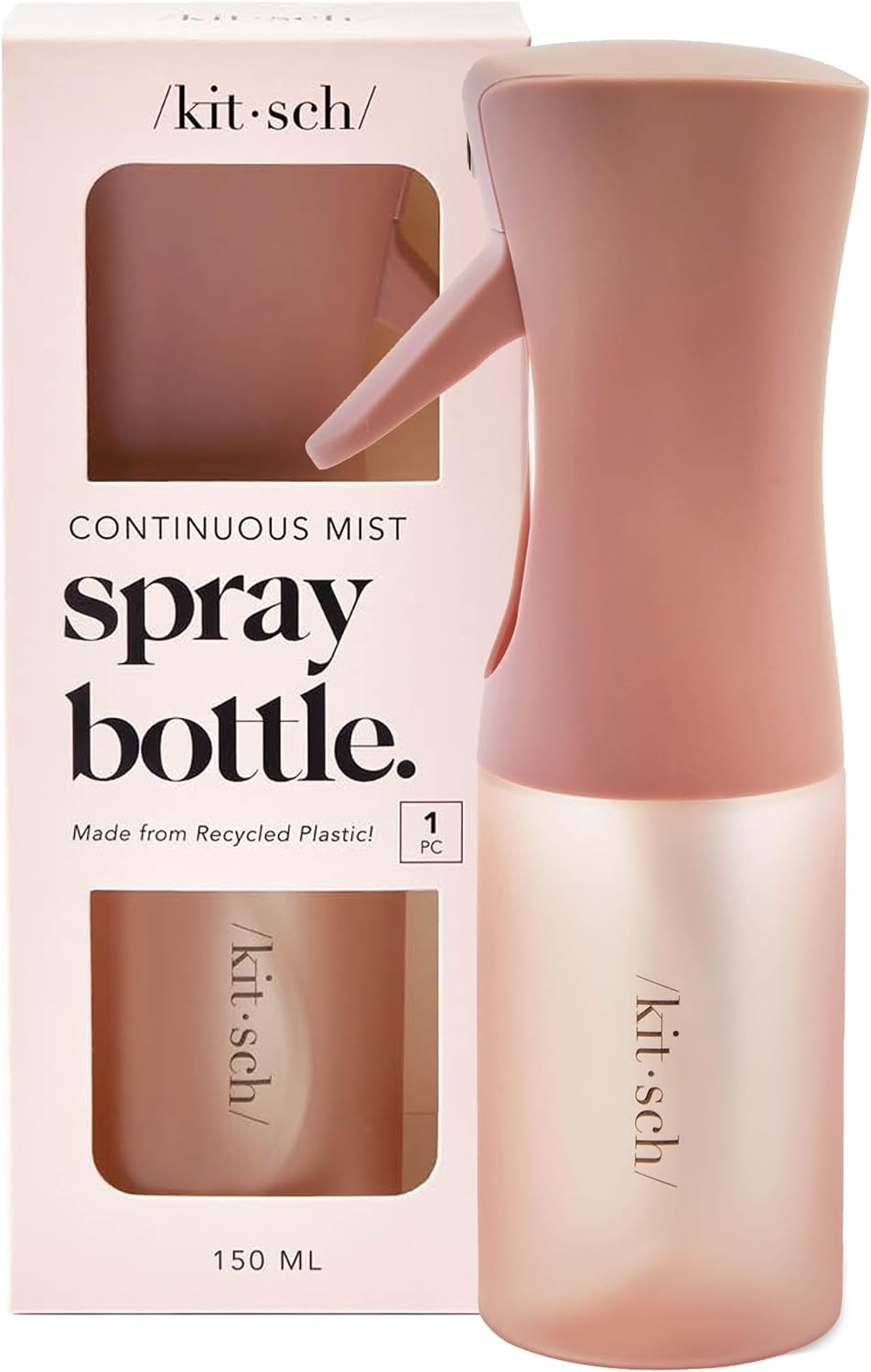 Detalle de Kitsch 64808 Continuous Spray Bottle for Hair, 150 ml, Terracotta