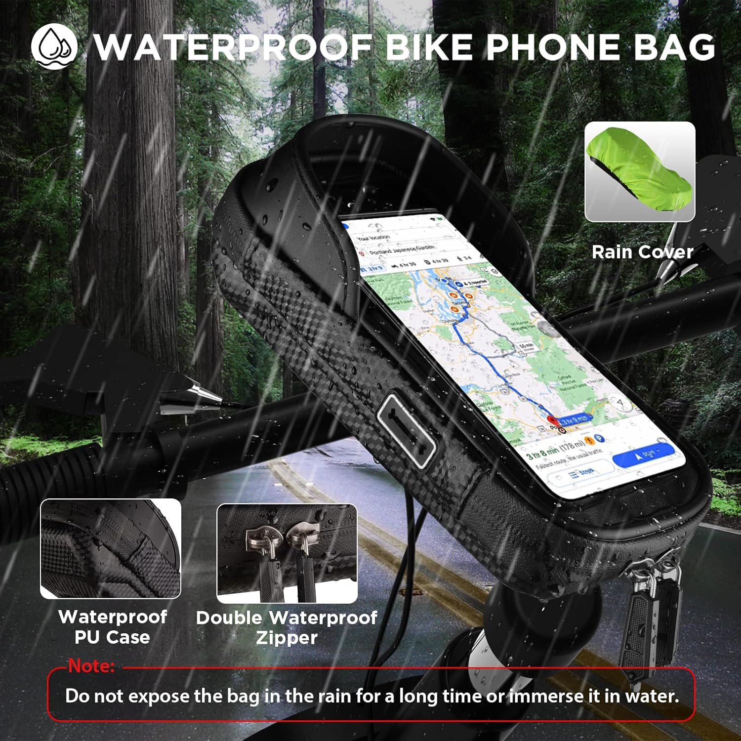 Detalle de Vitalismo Bike Phone Holder Waterproof 360°
