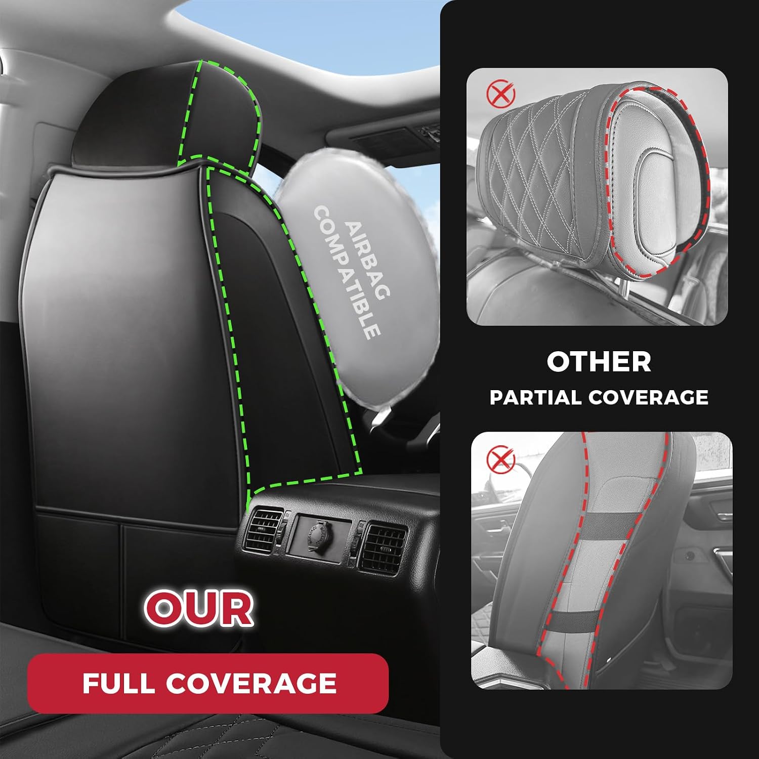 Detalle de FREESOO Tundra Seat Covers 2014-2021