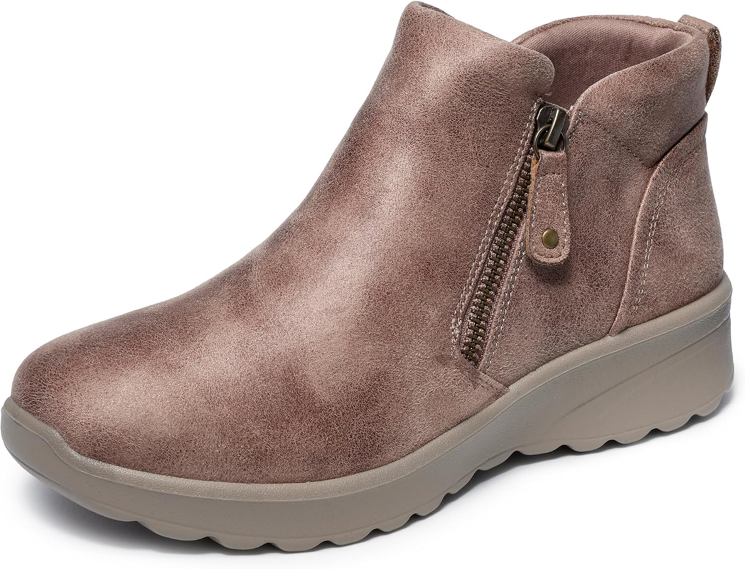 Detalle de Skechers Lovely Vibe: botas cortas para mujer, marrón, 37 EU
