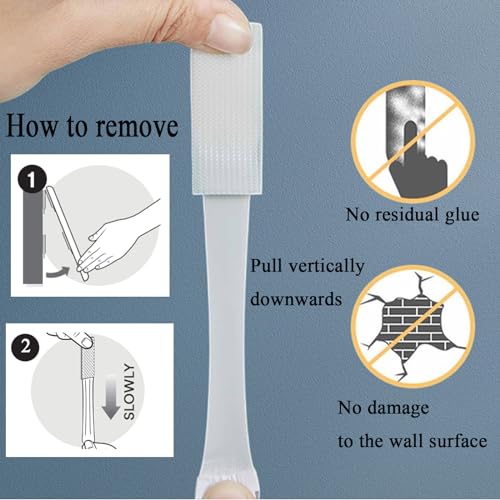 Detalle de Gisde Large Picture Hanging Strips Heavy Duty (16-Pairs, 32 Strips) – No-Damage Wall Hangers for Pictures and Decor