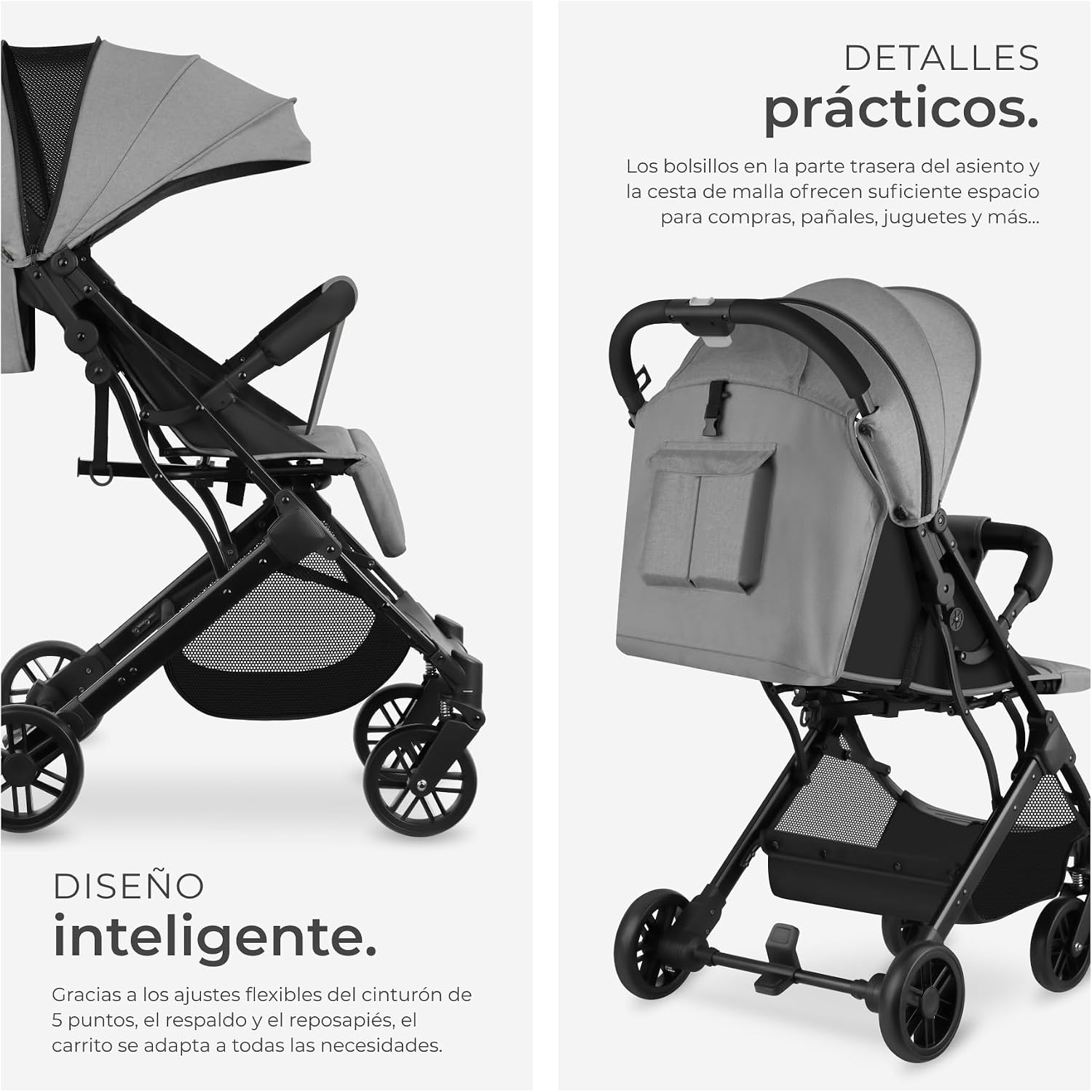 Thumbnail 2 de tectake® Carrito de bebé plegable 0-36 meses