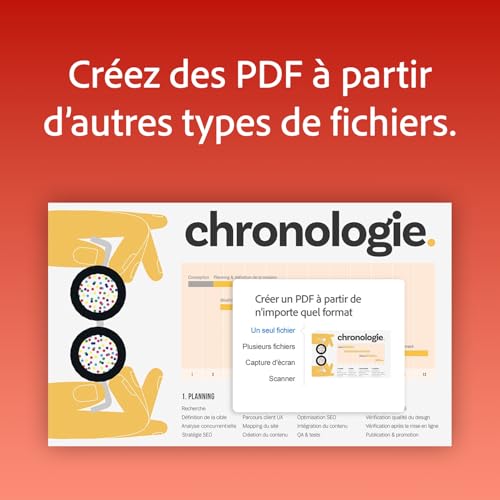 Detalle de Adobe Acrobat Pro | Téléchargement (1 an) – PC/Mac