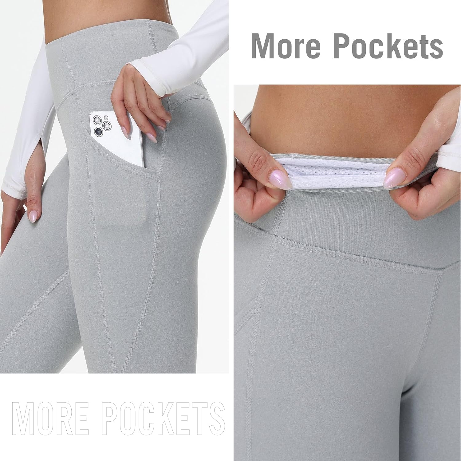 Detalle de Baleaf Women's Fleece-Lined Leggings
