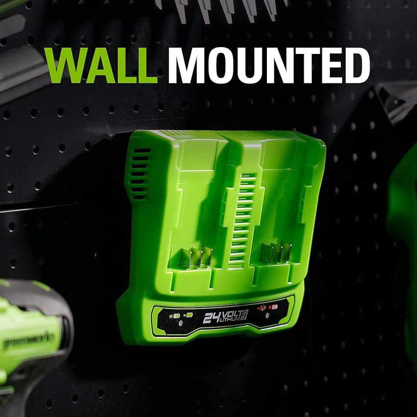 Thumbnail 5 de Greenworks 24V Cargador de Batería 2A con Indicador LED ⚡