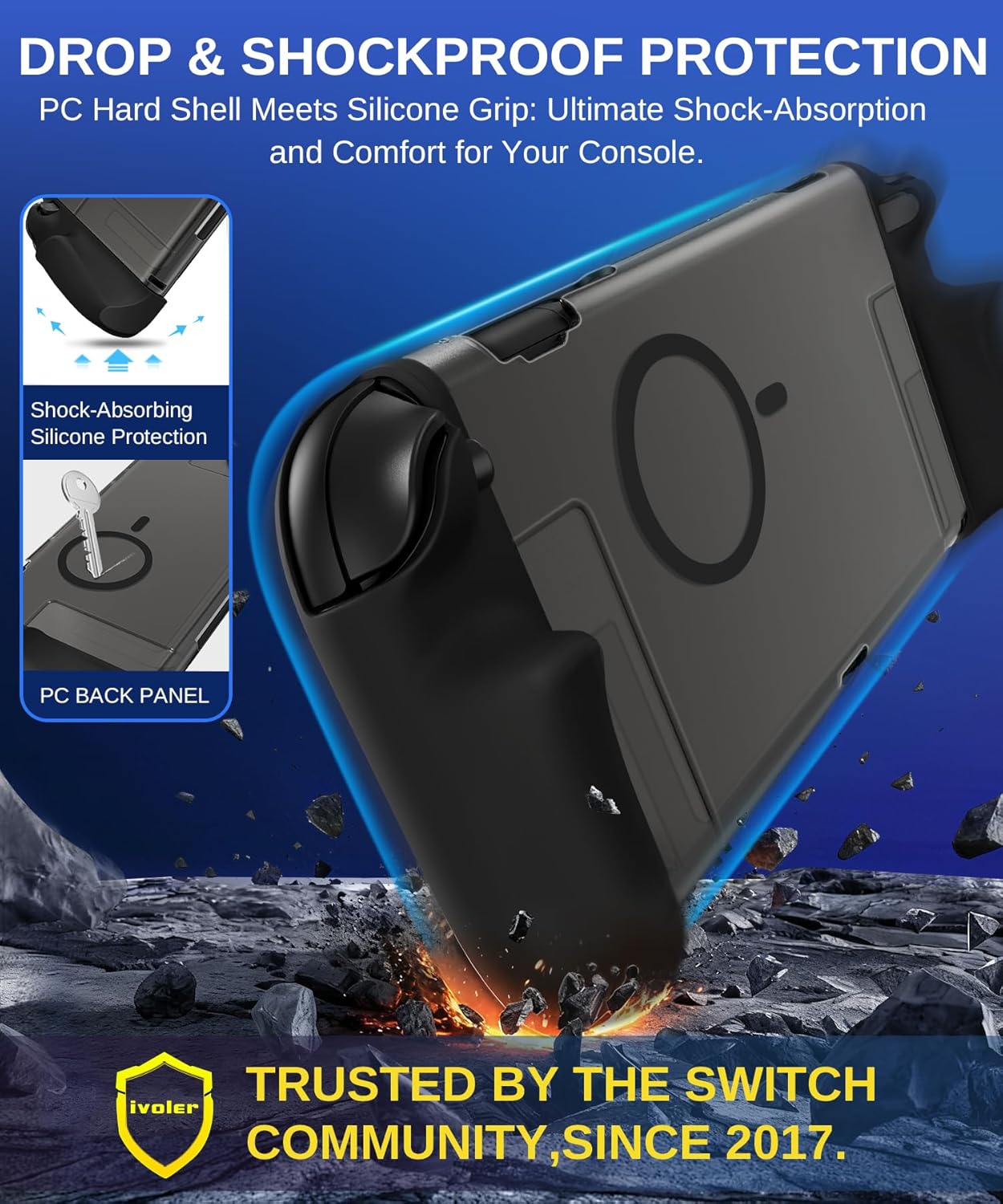 Thumbnail 5 de ivoler Carcasa protectora para Nintendo Switch 2