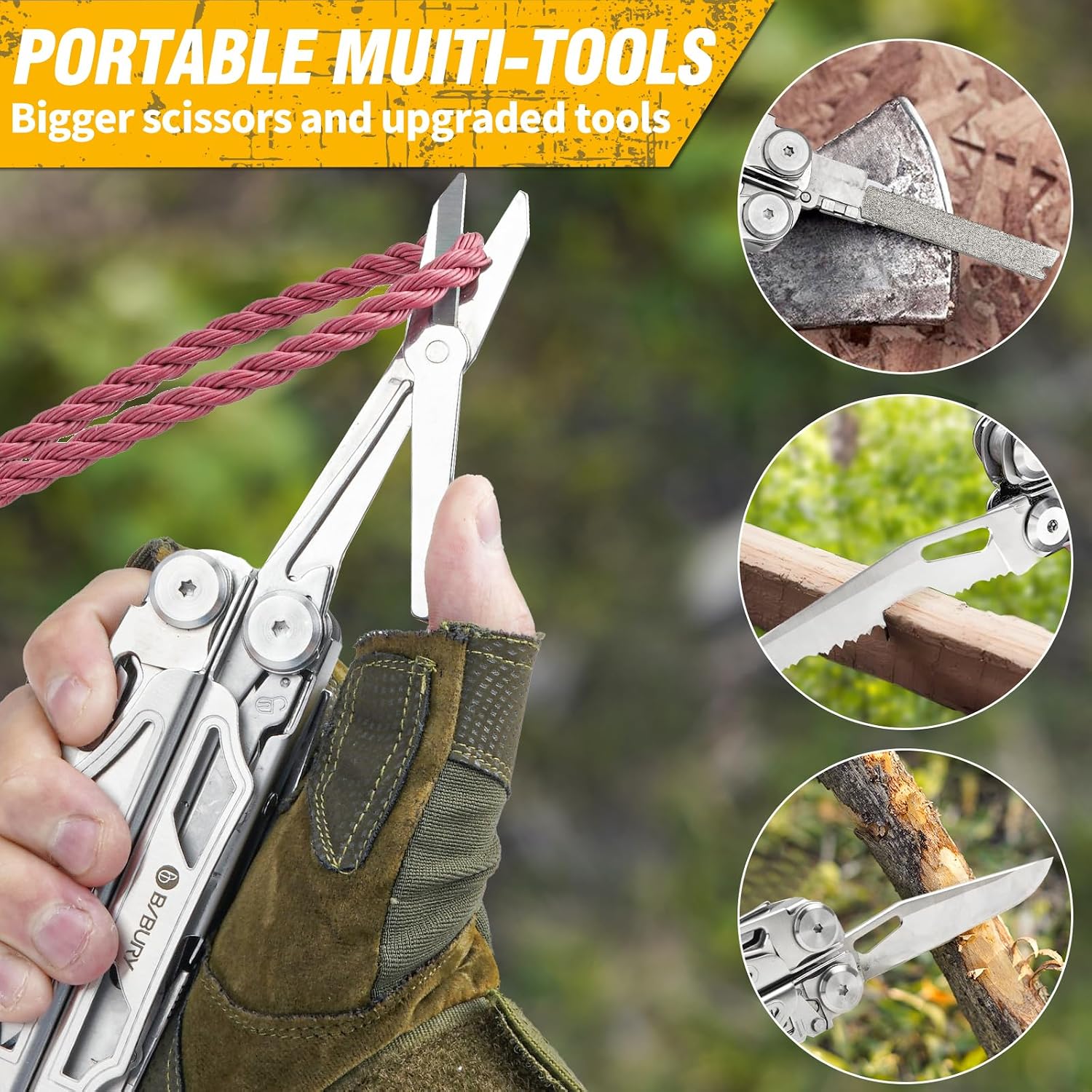 Thumbnail 6 de BIBURY Multitool 32 Funktionen đź›