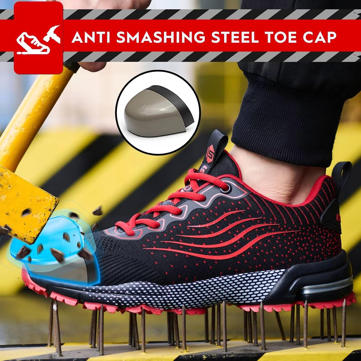 Thumbnail 1 de Scarpe antinfortunistiche uomo/donna con punta in acciaio e suola antiscivolo