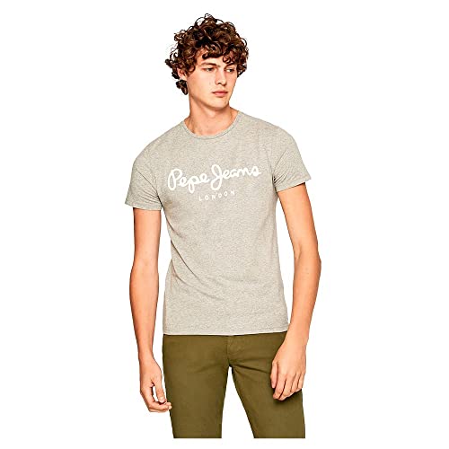 Detalle de Pepe Jeans Original Stretch Camiseta Slim Fit gris S