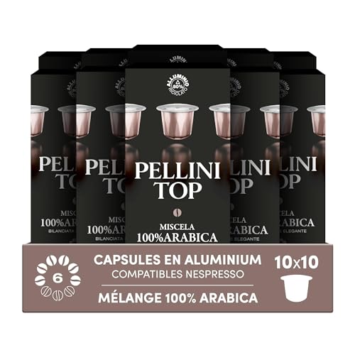 Detalle de Pellini Top Originale 100% Arabica 100 capsule compatibili Nespresso
