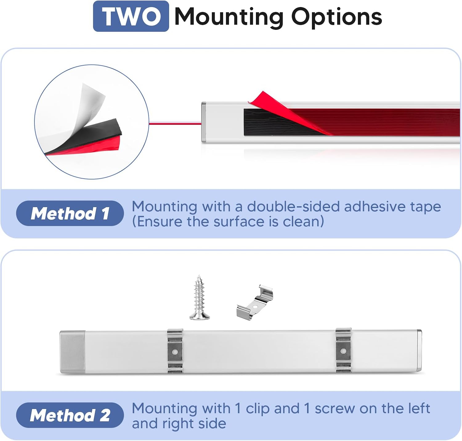 Thumbnail 3 de Kriogor 2-Pack 12V Interior LED Lights – 30cm, 120 LEDs with On/Off Switch