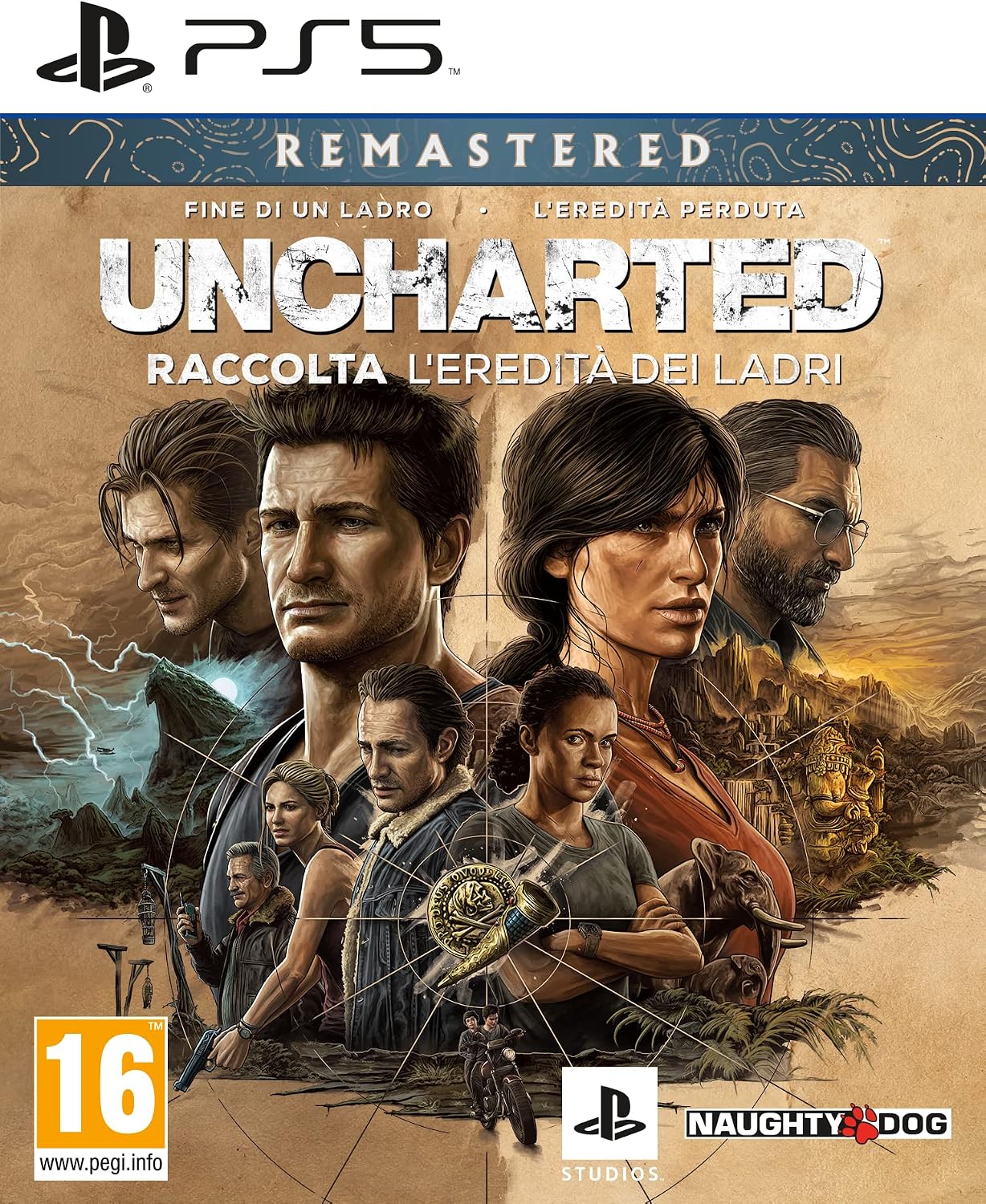 Detalle de Uncharted: Raccolta L'Eredità dei ladri – PS5 (remastered)